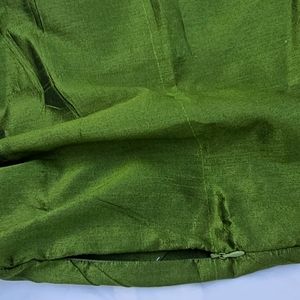 Sage green 12" x 18" zippered pillow cover